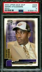 Amare Stoudemire [Gold] #208 Basketball Cards 2002 Upper Deck MVP Prices