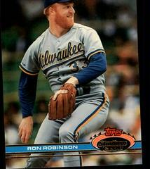 Ron Robinson #296 Baseball Cards 1991 Stadium Club Prices