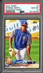 Dominic Smith [Blue, Gray Shirt] #6 Baseball Cards 2018 Topps Prices