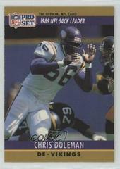 Chris Doleman #18 Football Cards 1990 Pro Set FACT Cincinnati Prices