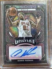 Dennis Rodman [Red] Basketball Cards 2021 Panini Obsidian Galaxy Autographs Prices