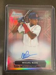 Miguel Bleis [Rose Gold] #PA-MB Baseball Cards 2022 Bowman Sterling Prospect Autographs Prices