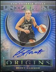 Becky Hammon [Blue] #UA-BHM Basketball Cards 2023 Panini Origins WNBA Universal Autographs Prices