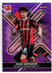 Zidan Sertdemir [Purple Wave] Soccer Cards 2021 Topps Finest Bundesliga Prices