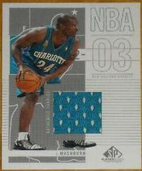 Jamal Mashburn Jersey #8 Basketball Cards 2002 SP Game Used Prices