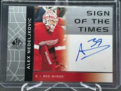 Alex Nedeljkovic #SOTT-AN Hockey Cards 2022 SP Authentic Sign of the Times Prices