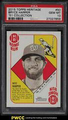 Bryce Harper #50 Baseball Cards 2015 Topps Heritage '51 Collection Prices