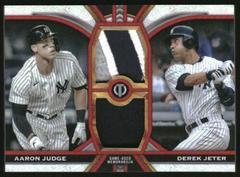 Aaron Judge [Red] #DR-AJ Baseball Cards 2023 Topps Tribute Dual Relics Prices