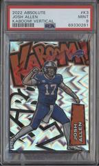 Josh Allen Football Cards 2022 Panini Absolute Kaboom Vertical Prices