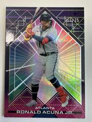 Ronald Acuna Jr. [Purple] Baseball Cards 2022 Panini Chronicles Recon Prices