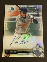Nick Pratto [Refractor] #CDA-NP Baseball Cards 2017 Bowman Draft Chrome Picks Autographs Prices
