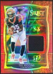 Tee Higgins [Red Prizm] #DS-THI Football Cards 2020 Panini Select Draft Selections Memorabilia Prices