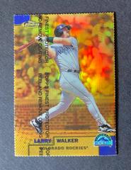 Larry Walker [Gold Refractor] #205 Baseball Cards 1999 Finest Prices