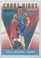 Russell Westbrook [Press Proof Orange] #18 Basketball Cards 2018 Panini Donruss Court Kings Prices