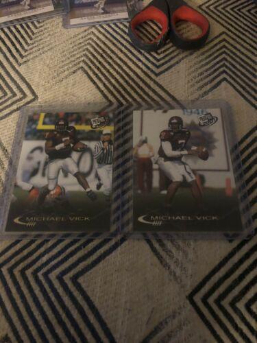 Michael Vick [Gold] #3 Football Cards 2001 Press Pass