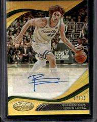 Robin Lopez [Gold] Basketball Cards 2020 Panini Certified Signatures Prices