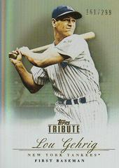 Lou Gehrig [Bronze] #22 Baseball Cards 2012 Topps Tribute Prices