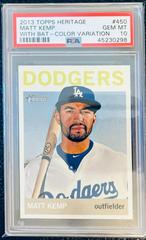 Matt Kemp [With Bat Color Variation] #450 Baseball Cards 2013 Topps Heritage Prices