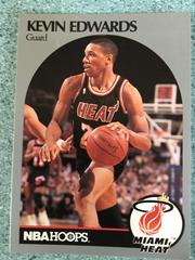 Kevin Edwards #165 Basketball Cards 1990 Hoops Prices