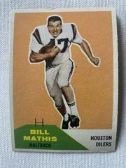 Bill Mathis Football Cards 1960 Fleer Prices
