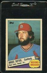 Bruce Sutter Baseball Cards 1985 Topps Tiffany Prices