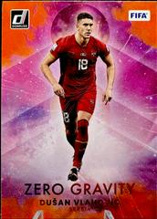 Dusan Vlahovic [Orange] Soccer Cards 2022 Panini Donruss Zero Gravity Prices