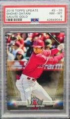 Shohei Ohtani [Gold] #S-39 Baseball Cards 2018 Topps Update Salute Prices