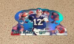 Jim Kelly [Blue Holofoil] #42 Football Cards 1995 Pacific Crown Royale Prices
