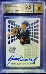 Dioner Navarro [Autograph] #122 Baseball Cards 2004 Finest Prices