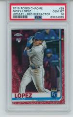 Nicky Lopez [Red Refractor] #39 Baseball Cards 2019 Topps Chrome Update Prices