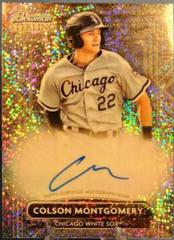 Colson Montgomery [Speckle] Baseball Cards 2022 Bowman Sterling Prices