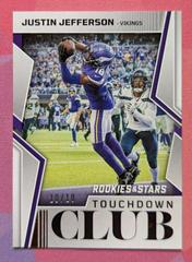 Justin Jefferson [Gold] #TD-10 Football Cards 2022 Panini Rookies & Stars Touchdown Club Prices