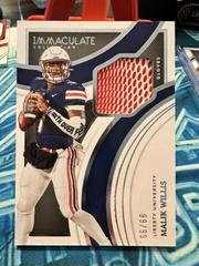 Malik Willis #IG-MWI Football Cards 2022 Panini Immaculate Collegiate Gloves Prices