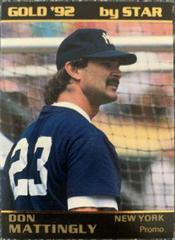 Don Mattingly [Promo] Baseball Cards 1992 Star Gold Edition Prices
