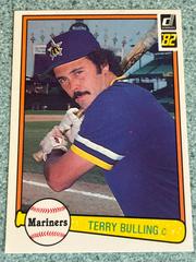 Terry Bulling #612 Baseball Cards 1982 Donruss Prices