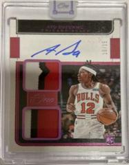 Ayo Dosunmu [Pink] Basketball Cards 2021 Panini One and One Rookie Dual Jersey Autographs Prices