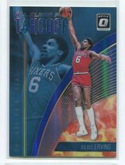 Julius Erving [Blue] Basketball Cards 2018 Panini Donruss Optic All Clear for Takeoff Prices