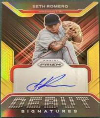 Seth Romero [Gold Prizm] #DS-SR Baseball Cards 2022 Panini Prizm Debut Signatures Prices
