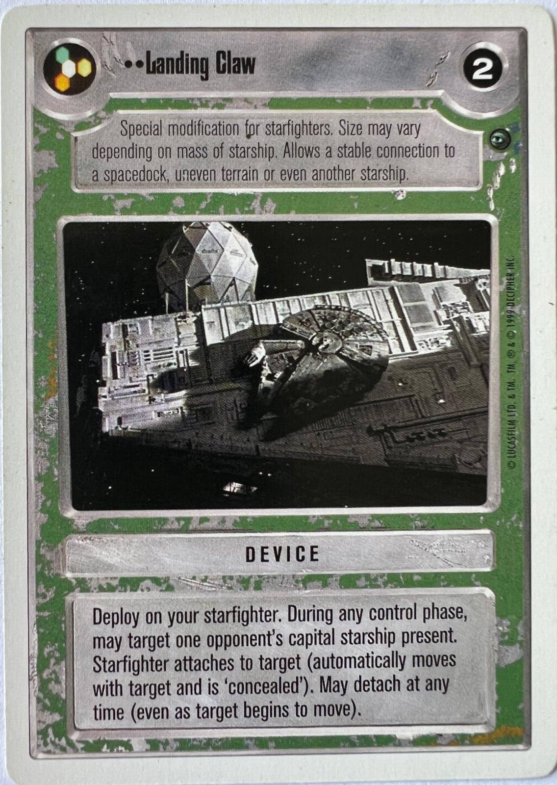Landing Claw [Revised] Prices Star Wars CCG Dagobah Star Wars Cards