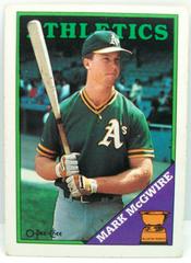 Mark McGwire #394 Baseball Cards 1988 O Pee Chee Prices