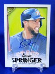 George Springer [Autograph] #2 Baseball Cards 2018 Topps Gallery Prices