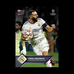 Karim Benzema #34 Soccer Cards 2021 Topps Now UEFA Champions League Prices