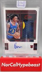 Bones Hyland [Red] Basketball Cards 2021 Panini One and One Rookie Jersey Autographs Prices