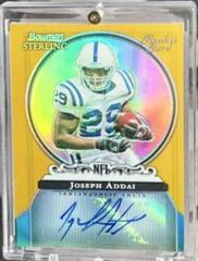 Joseph Addai [Autograph] Football Cards 2006 Bowman Sterling Prices