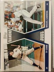 Miguel Cabrera #DD-CC Baseball Cards 2011 Topps Diamond Duos Prices