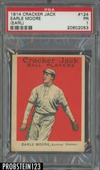Earle Moore [Earl] #124 Baseball Cards 1914 Cracker Jack Prices