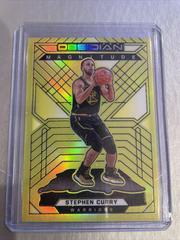 Stephen Curry [Yellow] #30 Basketball Cards 2021 Panini Obsidian Magnitude Prices