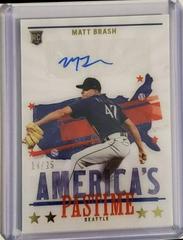 Matt Brash [Gold] Baseball Cards 2022 Panini Chronicles America's Pastime Autographs Prices