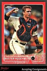 Buster Posey [Red Refractor] Baseball Cards 2015 Topps Chrome Prices