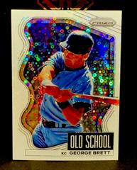 George Brett [White Donut Circles Prizm] #OS-6 Baseball Cards 2022 Panini Prizm Old School Prices